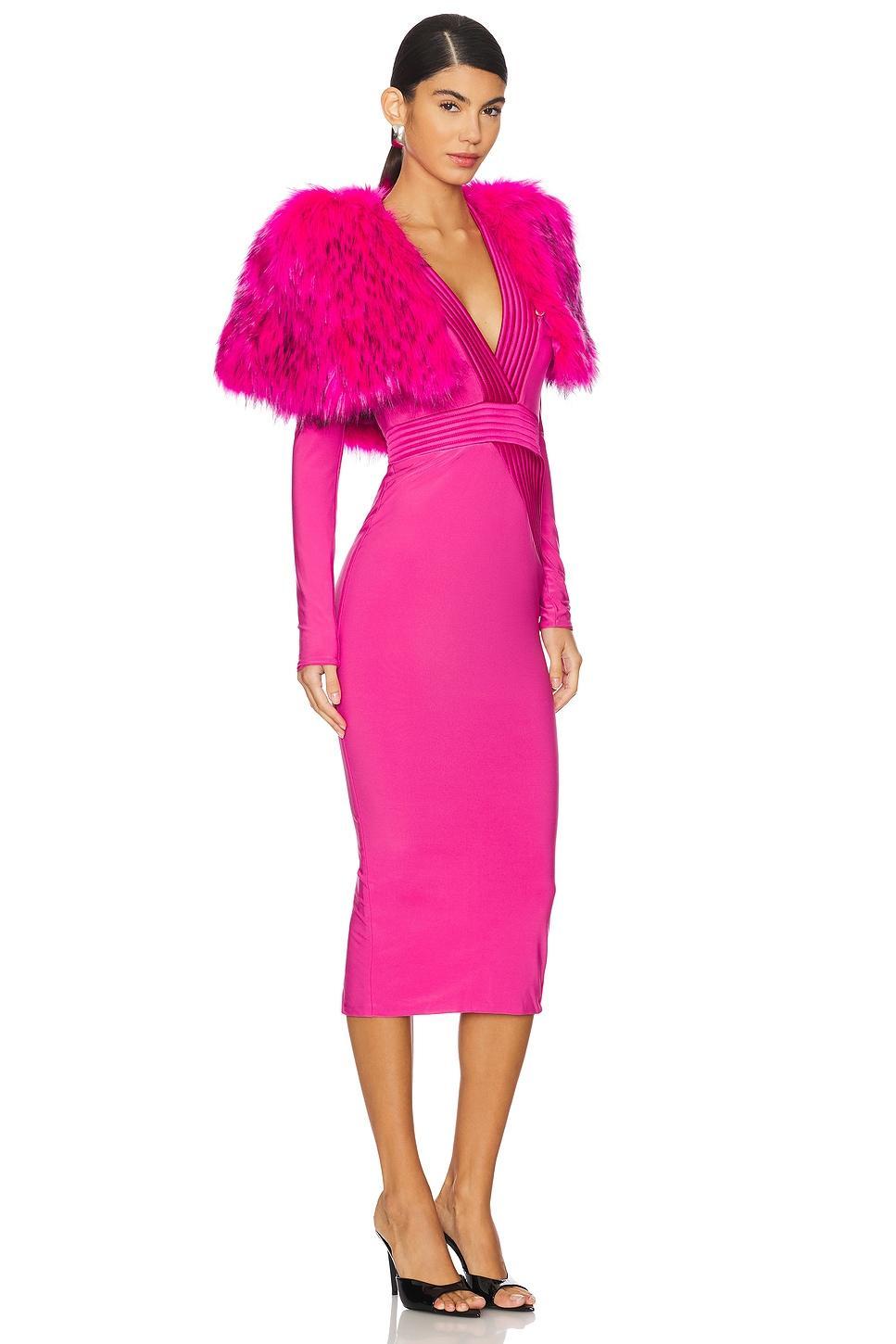 The Heiress Faux Fur 2 Piece Dress Zhivago Product Image