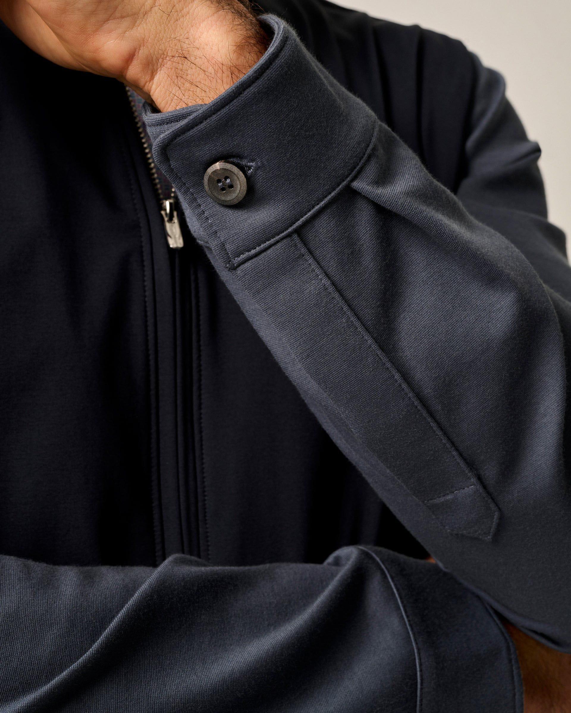 Milano Lightweight Mixed Media Jacket Male Product Image