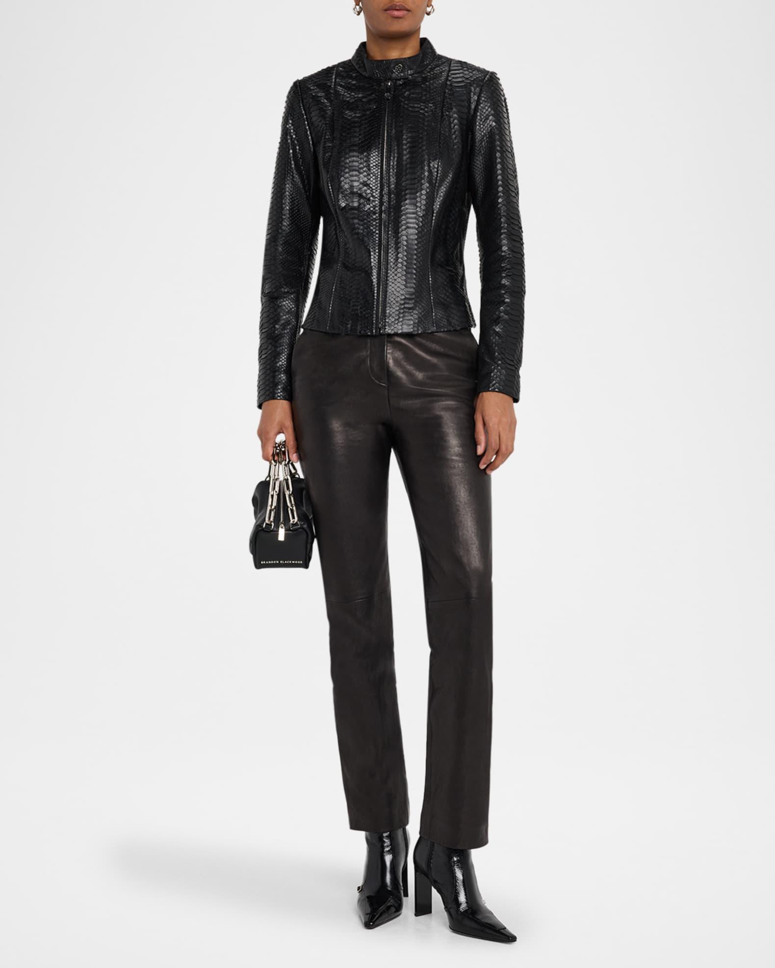 Fitted Python Jacket  Product Image