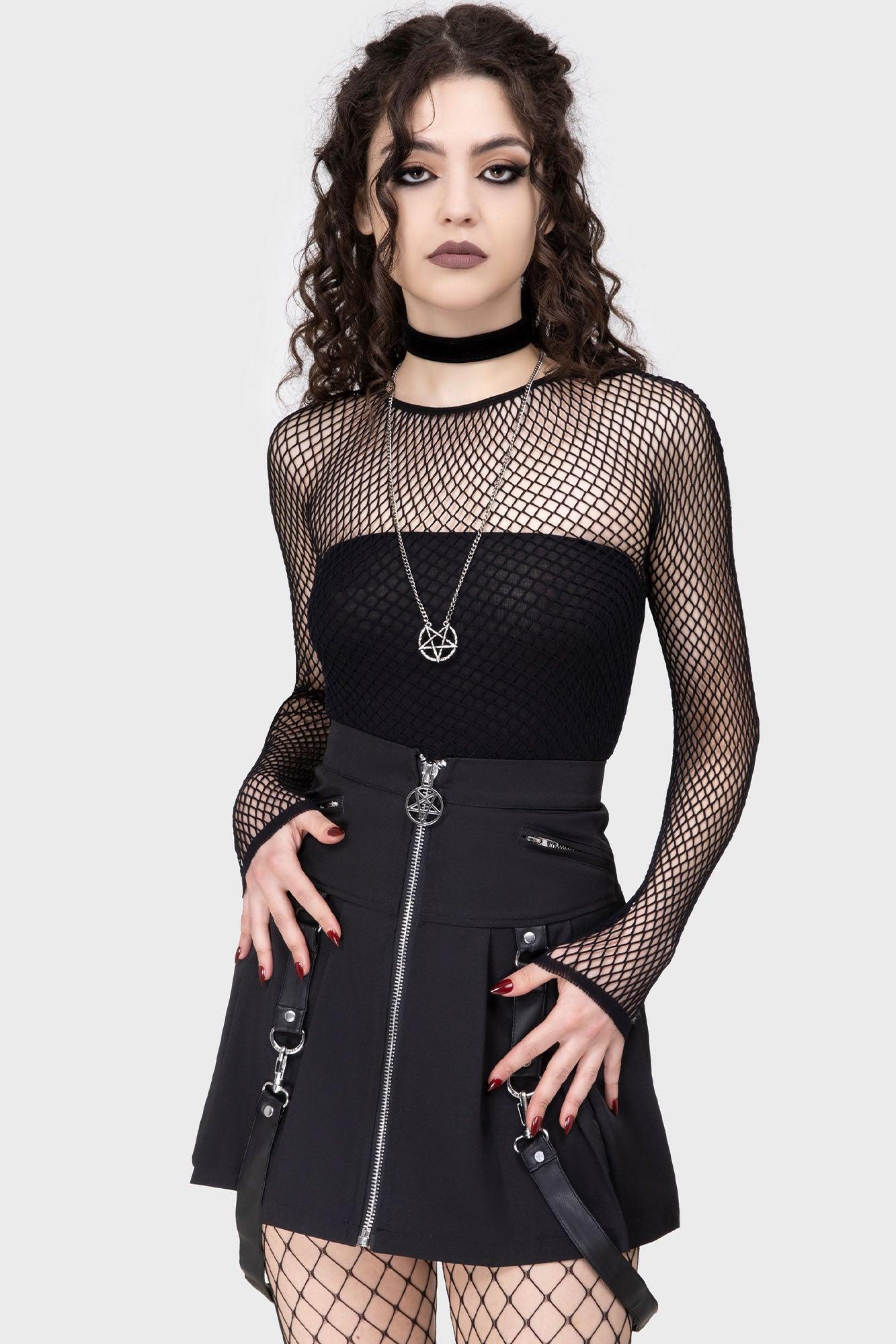 Hellrazor Fishnet Top [B] Female Product Image