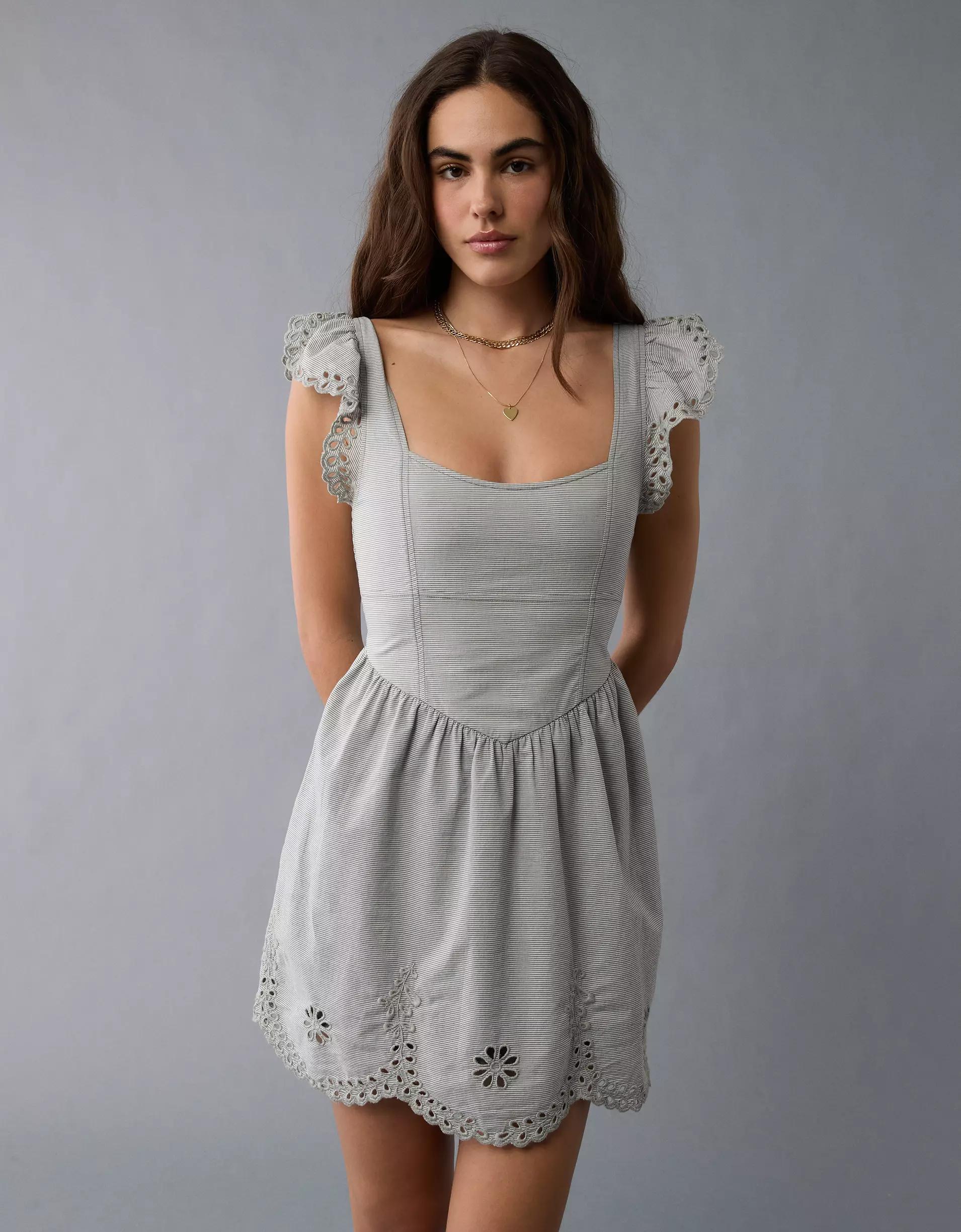 AE V-Waist Corset Mini Dress Product Image