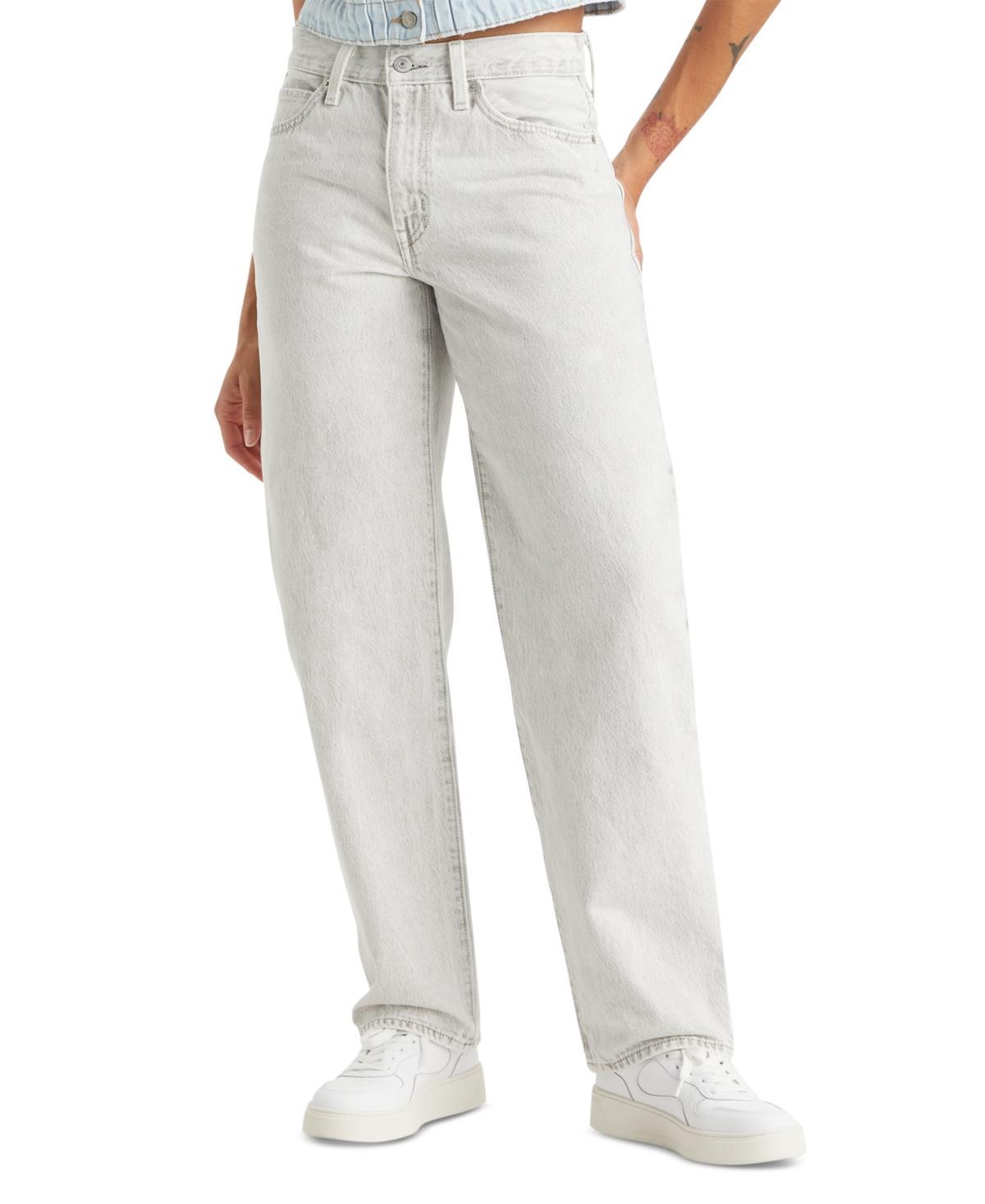 Levi's® Women's Mid-Rise '94 Baggy Jeans - Granite State 31: Cotton Denim, Standard Fit, Straight Leg Product Image
