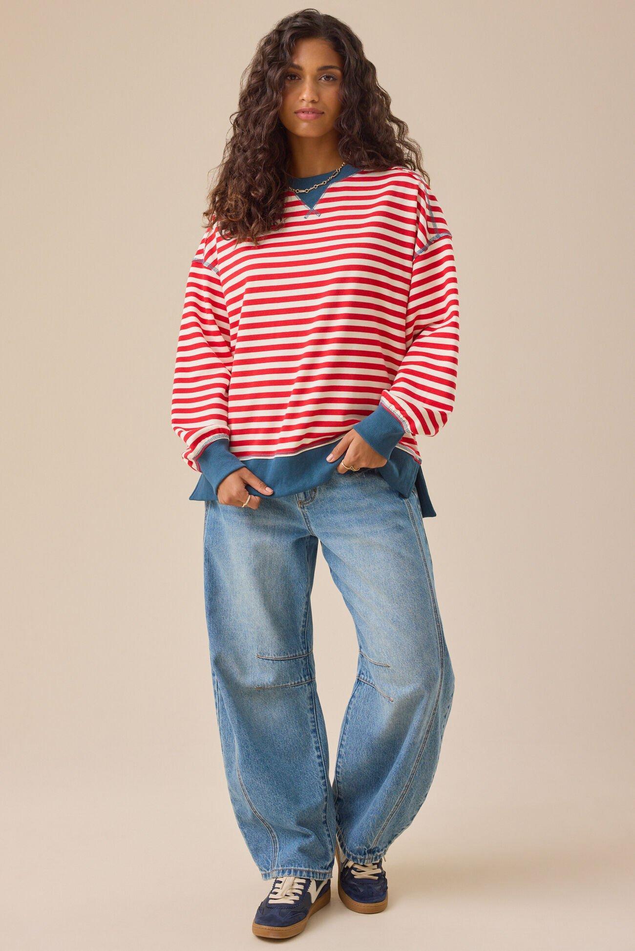 Pace Setter Stripe Crewneck Product Image