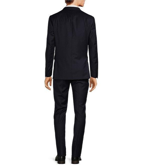 Hickey Freeman Modern Fit Flat Front Solid 2-Piece Suit Product Image