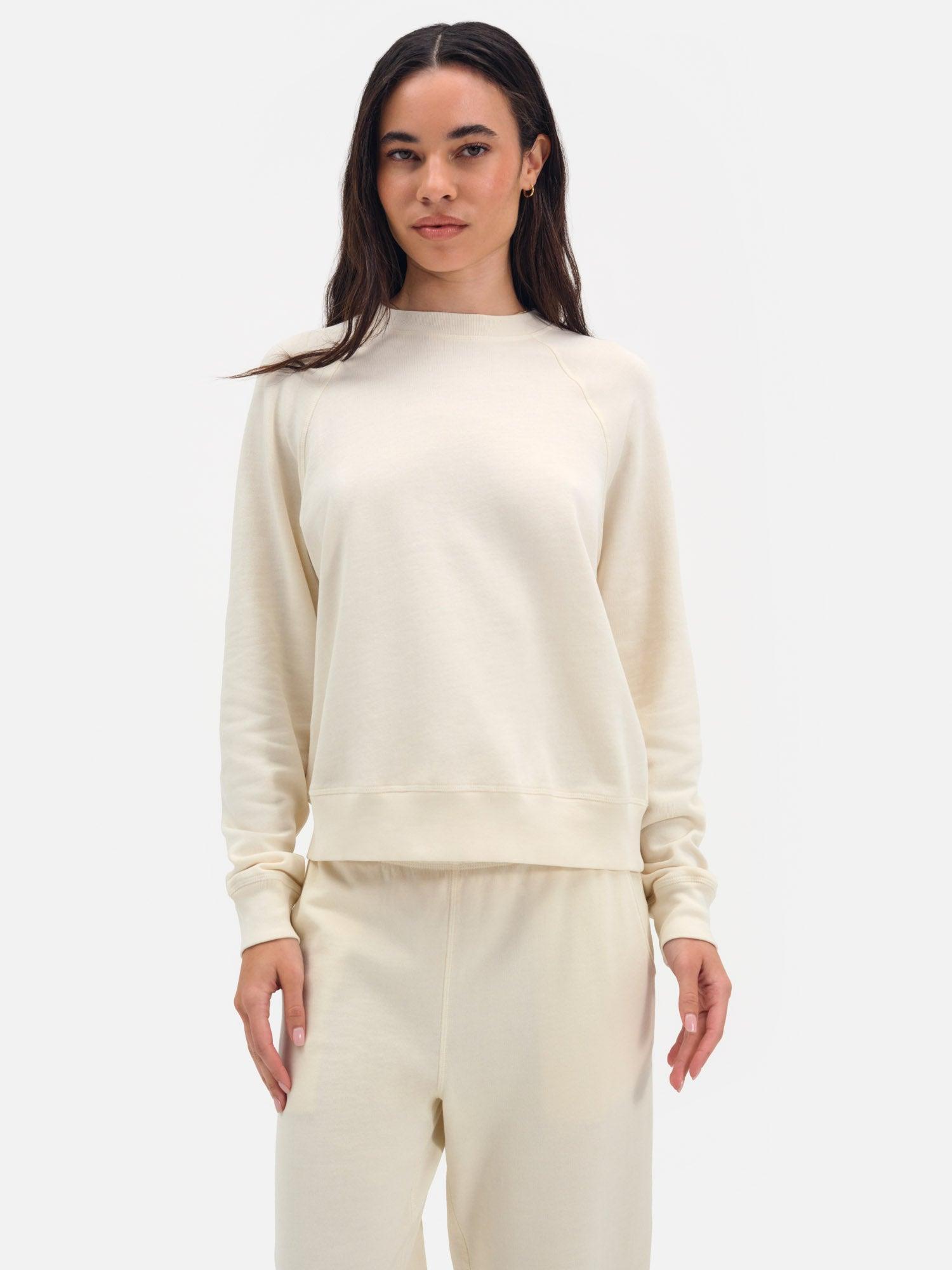 Organic Lightweight Terry Raglan Sweatshirt Female Product Image