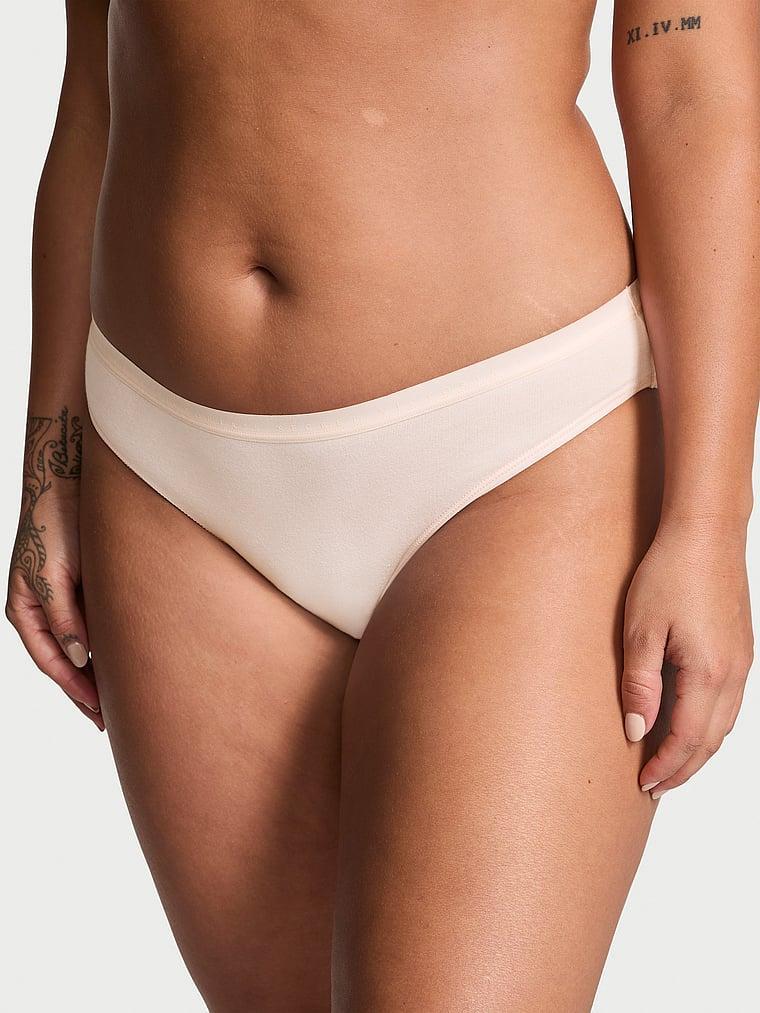 Seamless Lace-Trim Bikini Panty Product Image