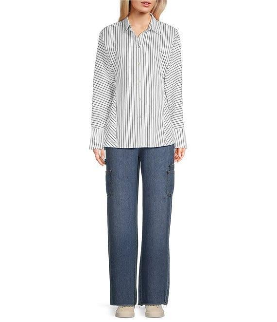 GB Stripe Print Woven Shirt Product Image