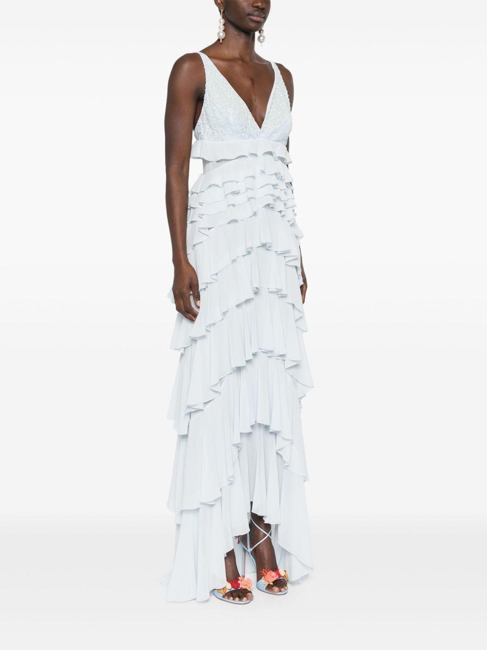 georgette tiered gown Product Image