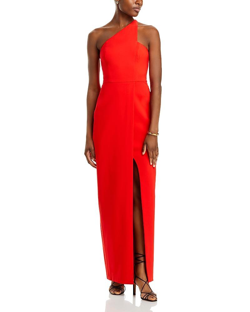 Liv Foster Crepe One Shoulder Gown Product Image