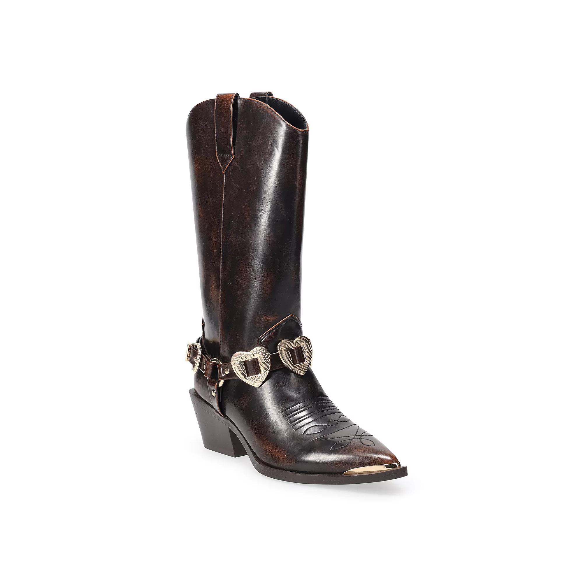 madden girl Sweetheart Womens Cowboy Boots Product Image