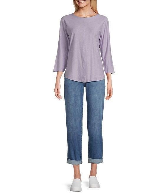 Westbound the HIGH RISE fit Crop Pull-On Denim Jeans Product Image