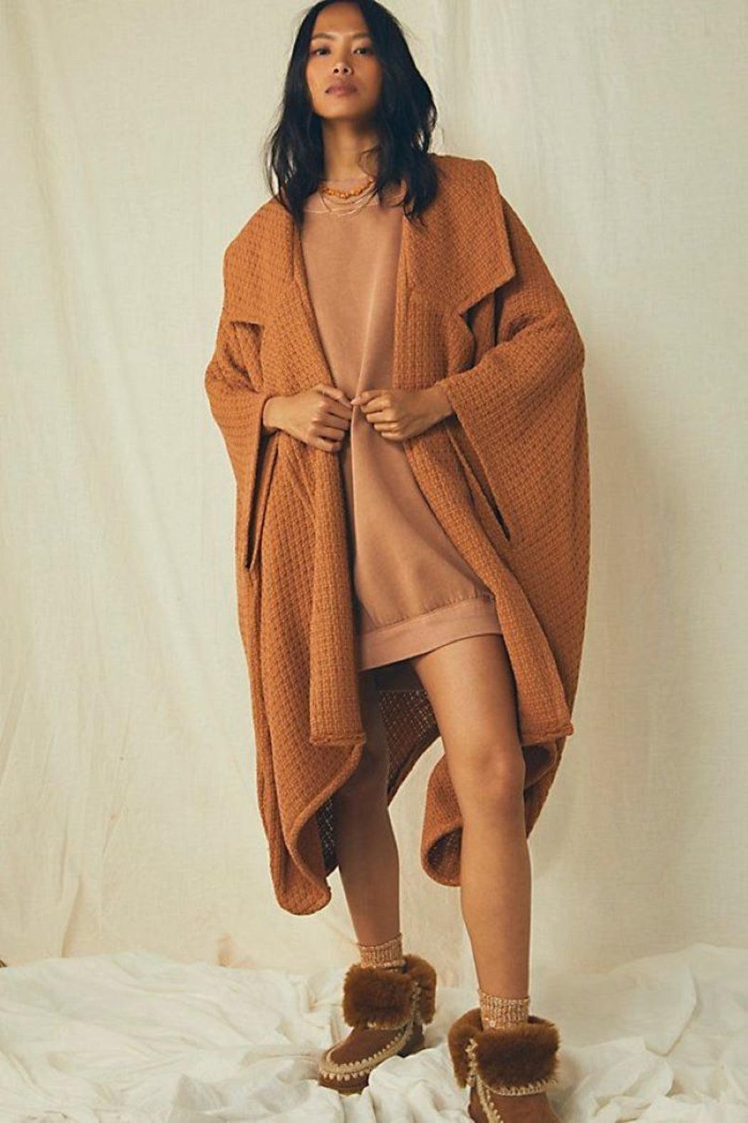 Mile High Waffle Knit Kimono Product Image