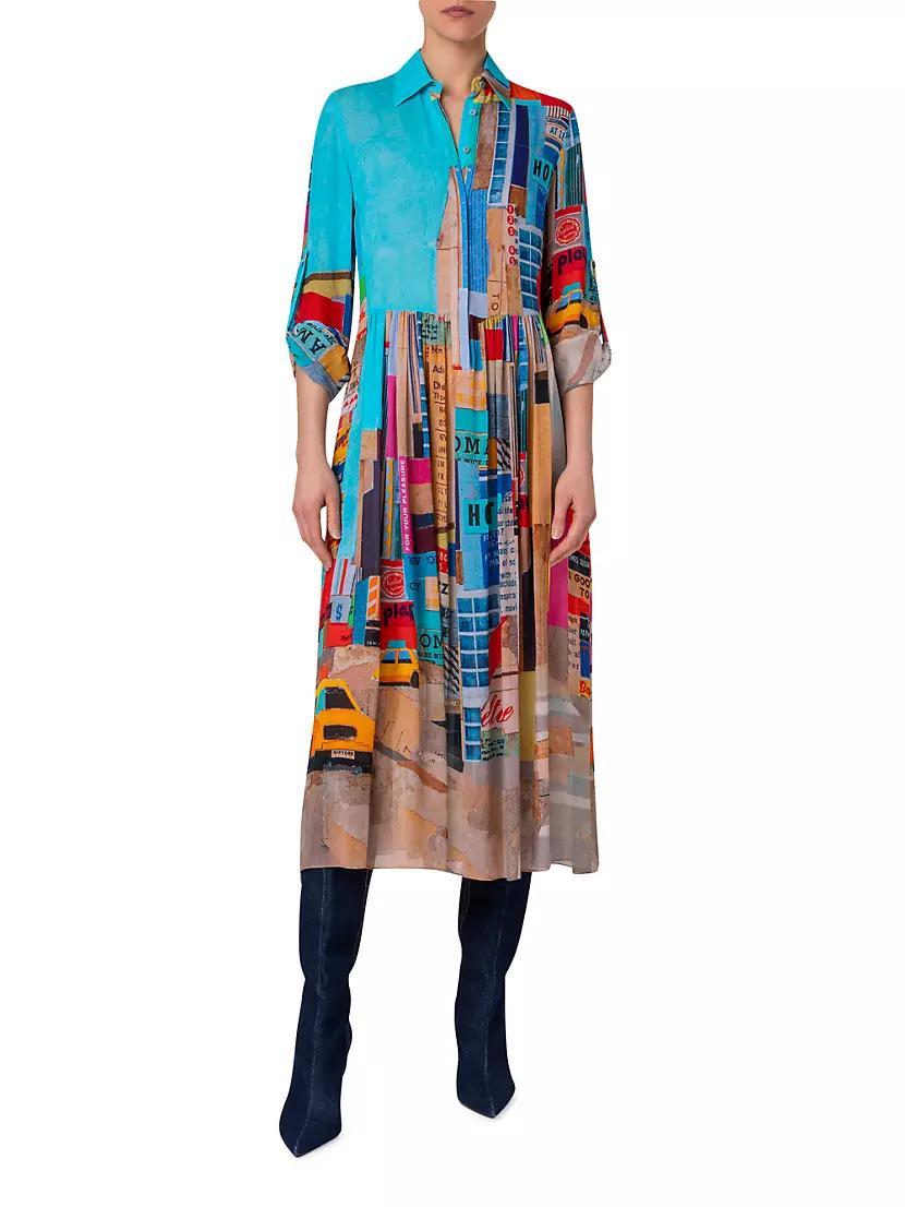Georgette NYC Collage Shirtdress Product Image
