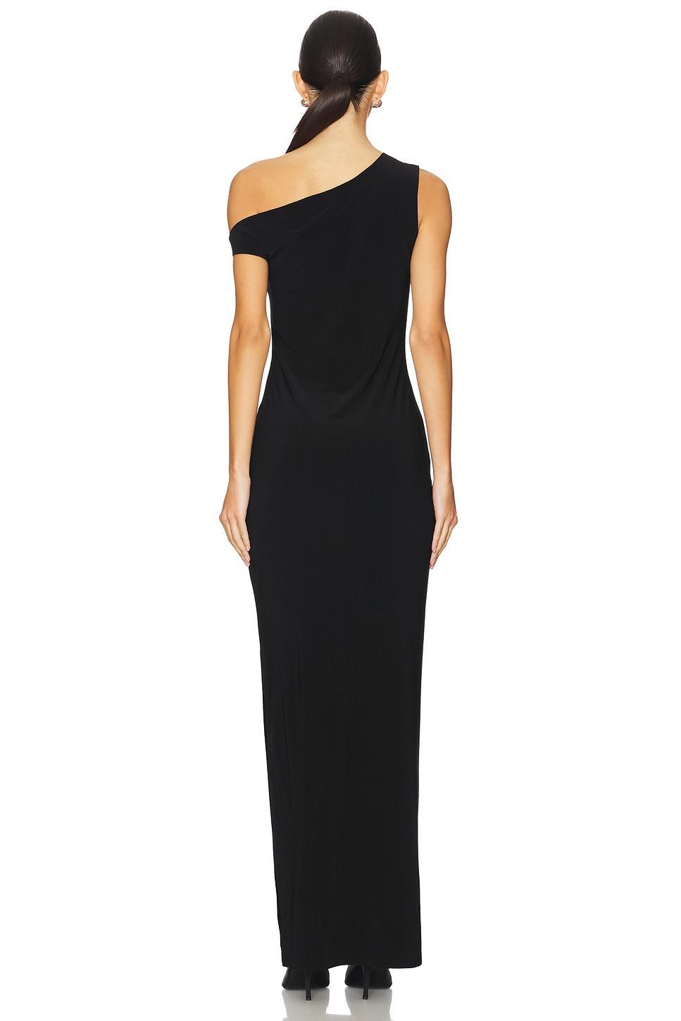 Drop Shoulder Fitted Gown Norma Kamali Product Image