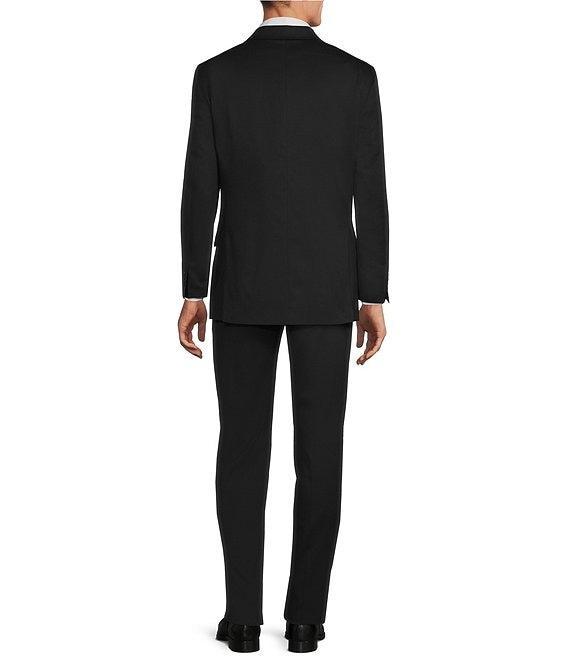 Hart Schaffner Marx Chicago Classic Fit Flat Front Solid 2-Piece Suit Product Image
