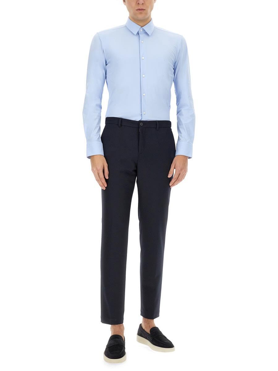 HUGO BOSS Slim Fit Pants In Blue Product Image