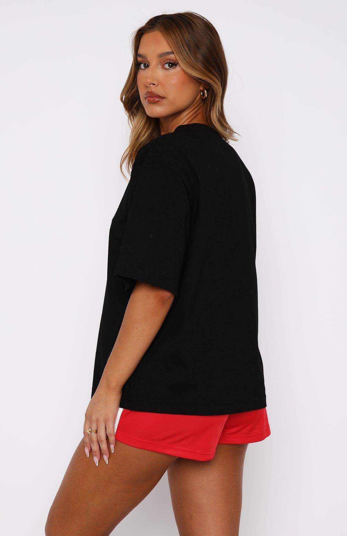 Let It Out Oversized Tee Black Product Image