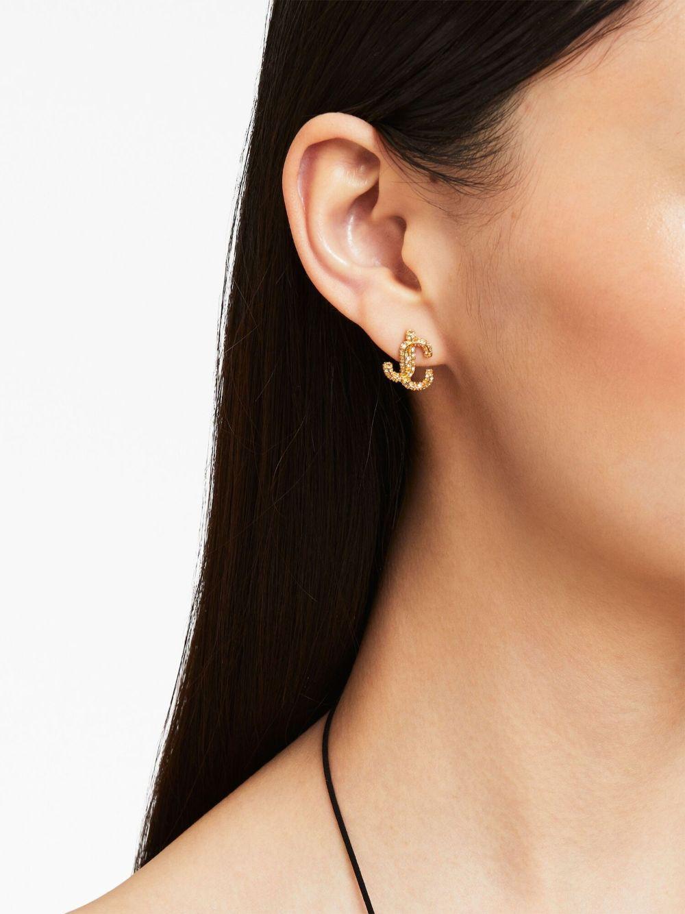 JC crystal-embellished stud earrings Product Image