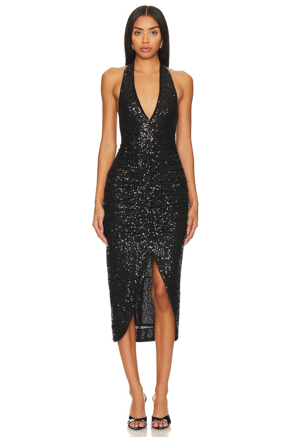 Sequin Halter Dress Susana Monaco Product Image