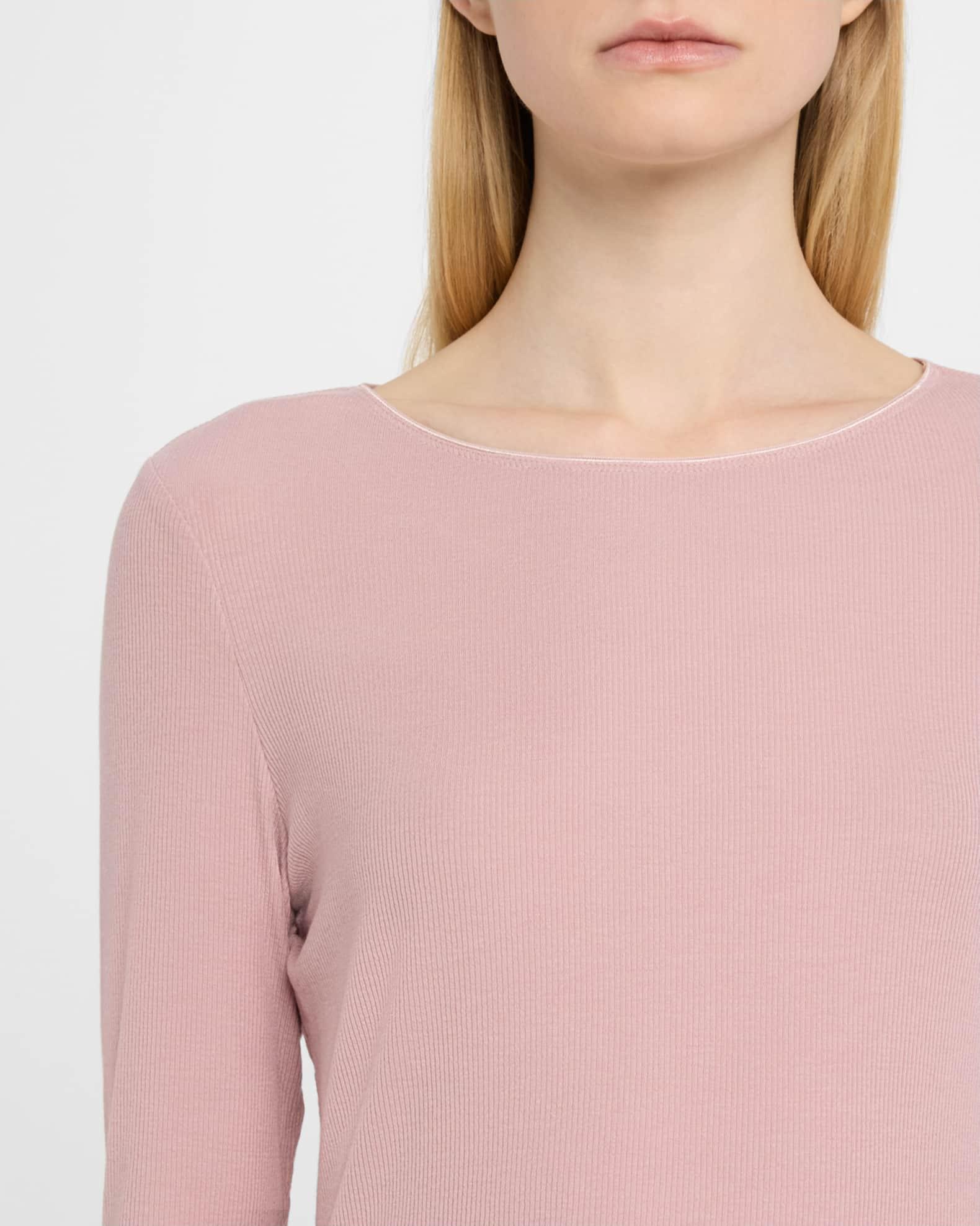 Rib Essentials Ribbed 3/4-Sleeve & Shorts Set Product Image