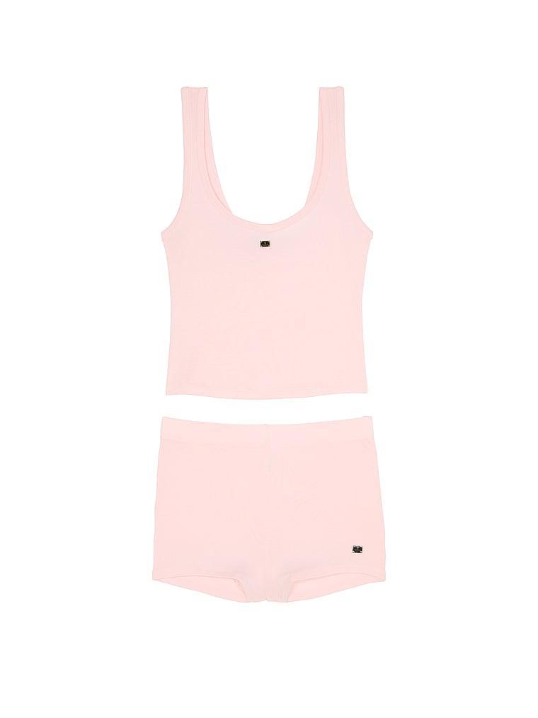 100% Cotton Tank & Pants Pajama Set Product Image