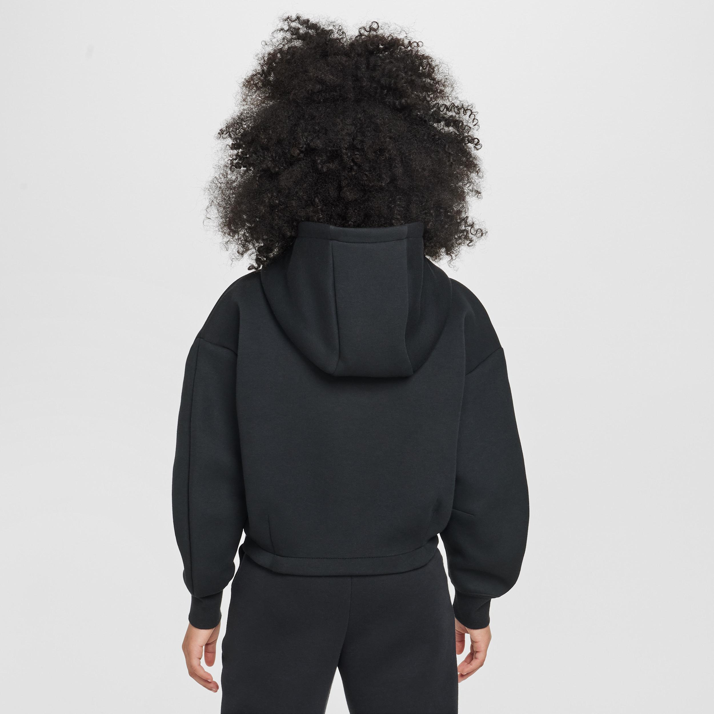 Nike Kids' Sportswear Tech Fleece Oversize Hoodie in Black/Black at Nordstrom, Size Xl Product Image
