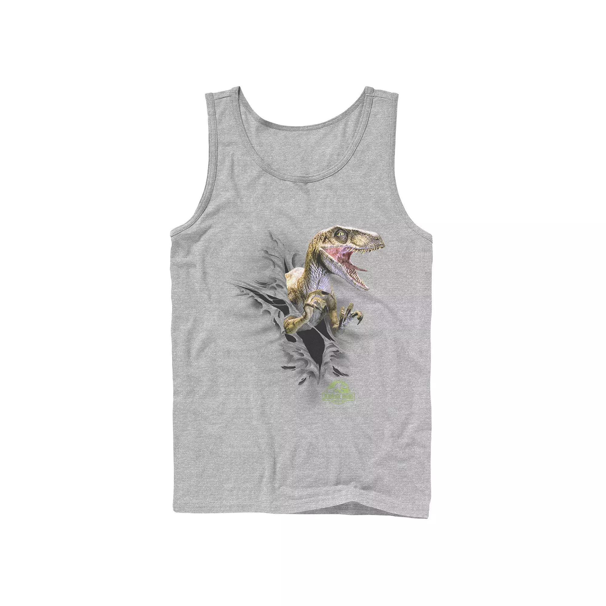 Men's Star Wars The Mandalorian The Child Purple Smoke Tank Top, Size: Small 36, Grey Product Image