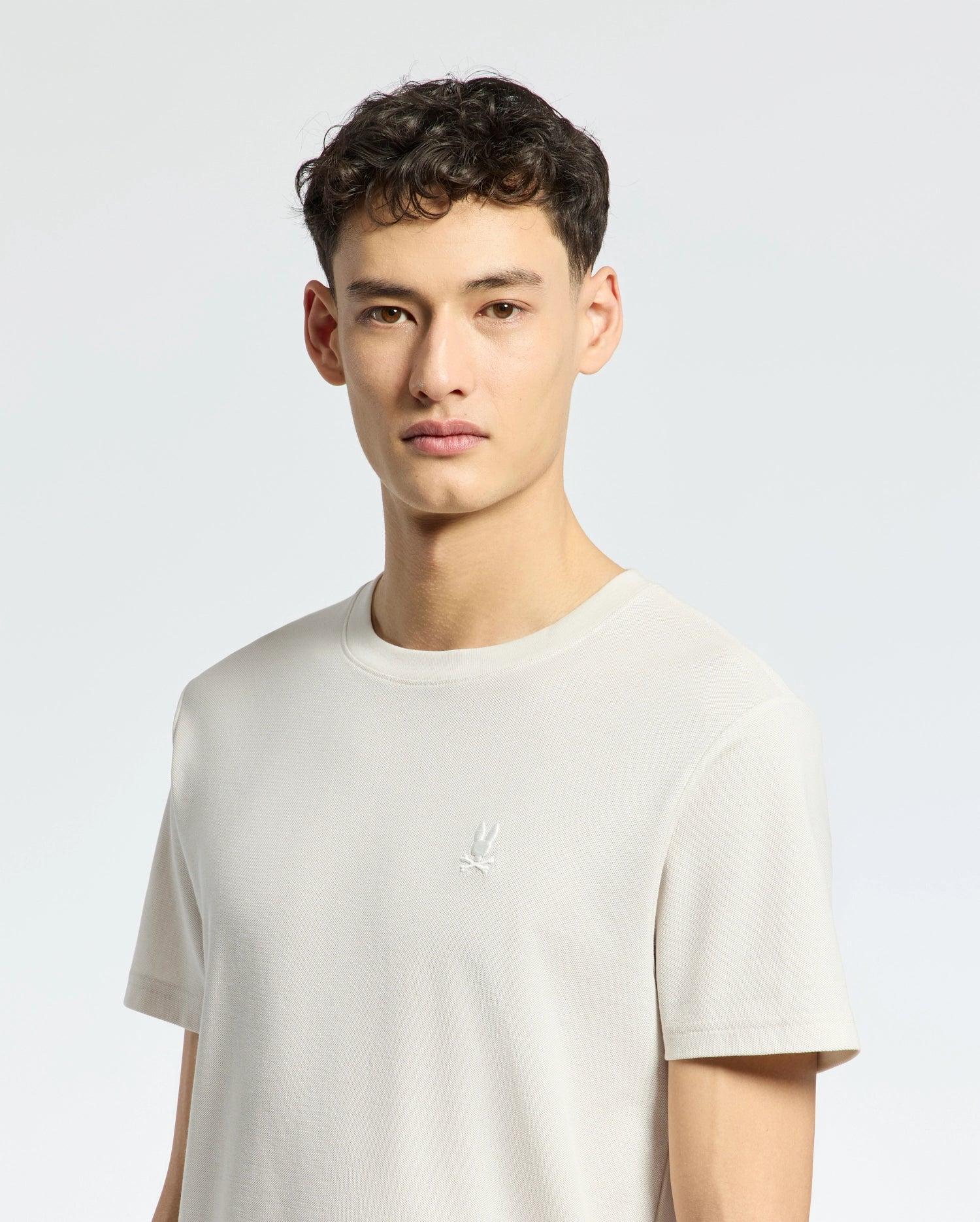 Men's Taylor Pique Tee 104 NATURAL LINEN / L Product Image