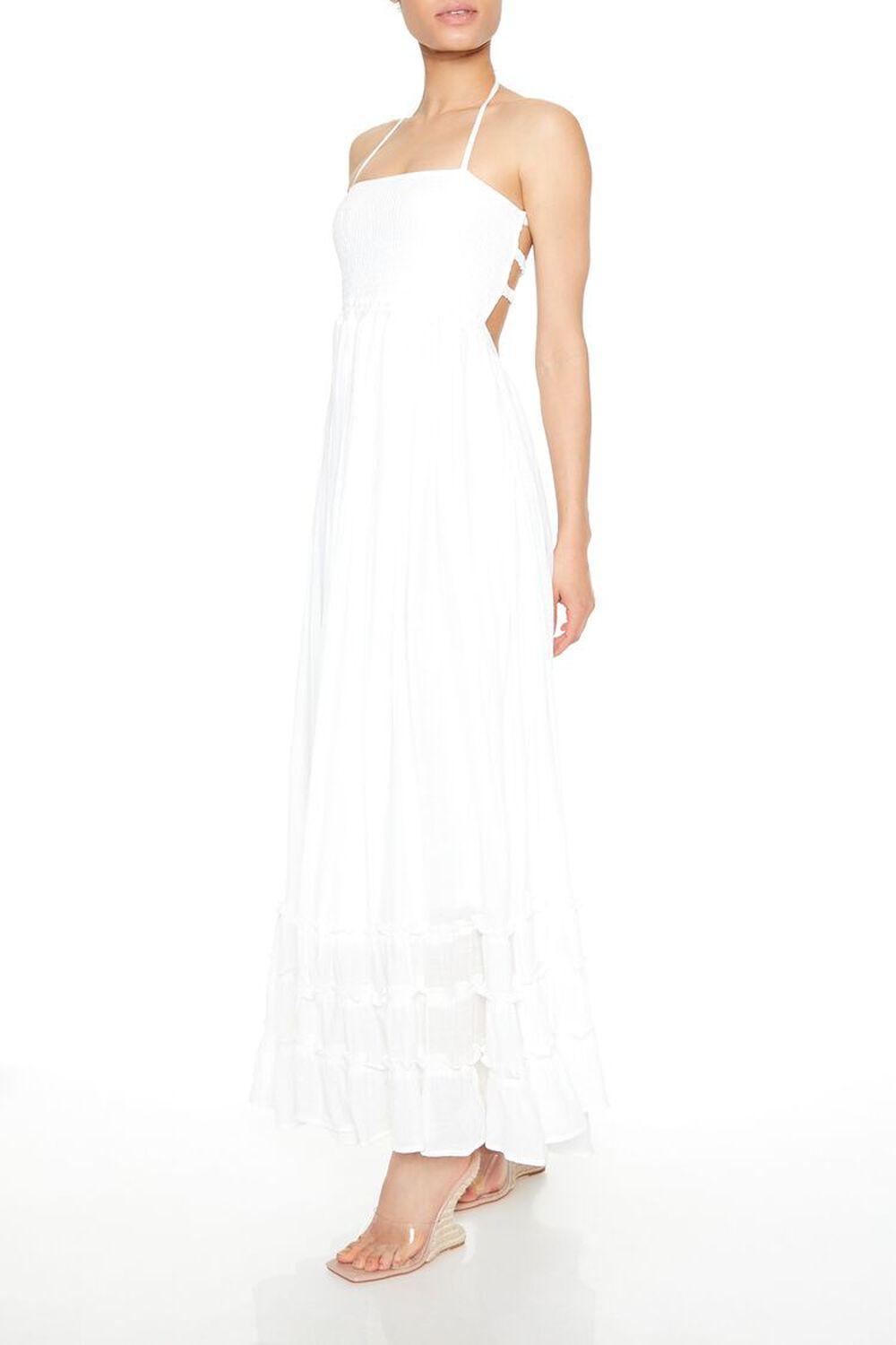 Tiered Gauze Halter Maxi Dress | Forever 21 Product Image