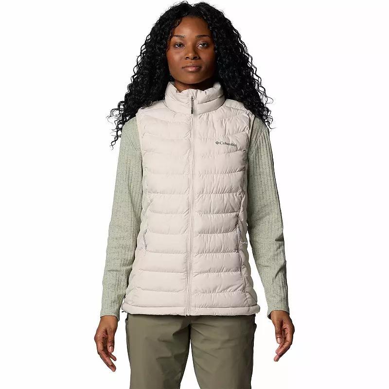 Womens Columbia Powder Lite II Vest Dark Grey Product Image