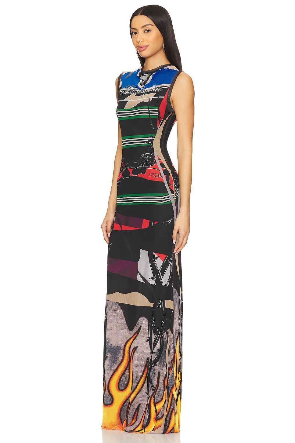 Mesh Maxi Dress Ottolinger Product Image
