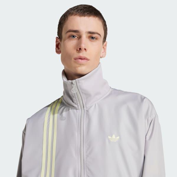adidas Fashion Firebird Track Top Grey Two XL Mens Product Image