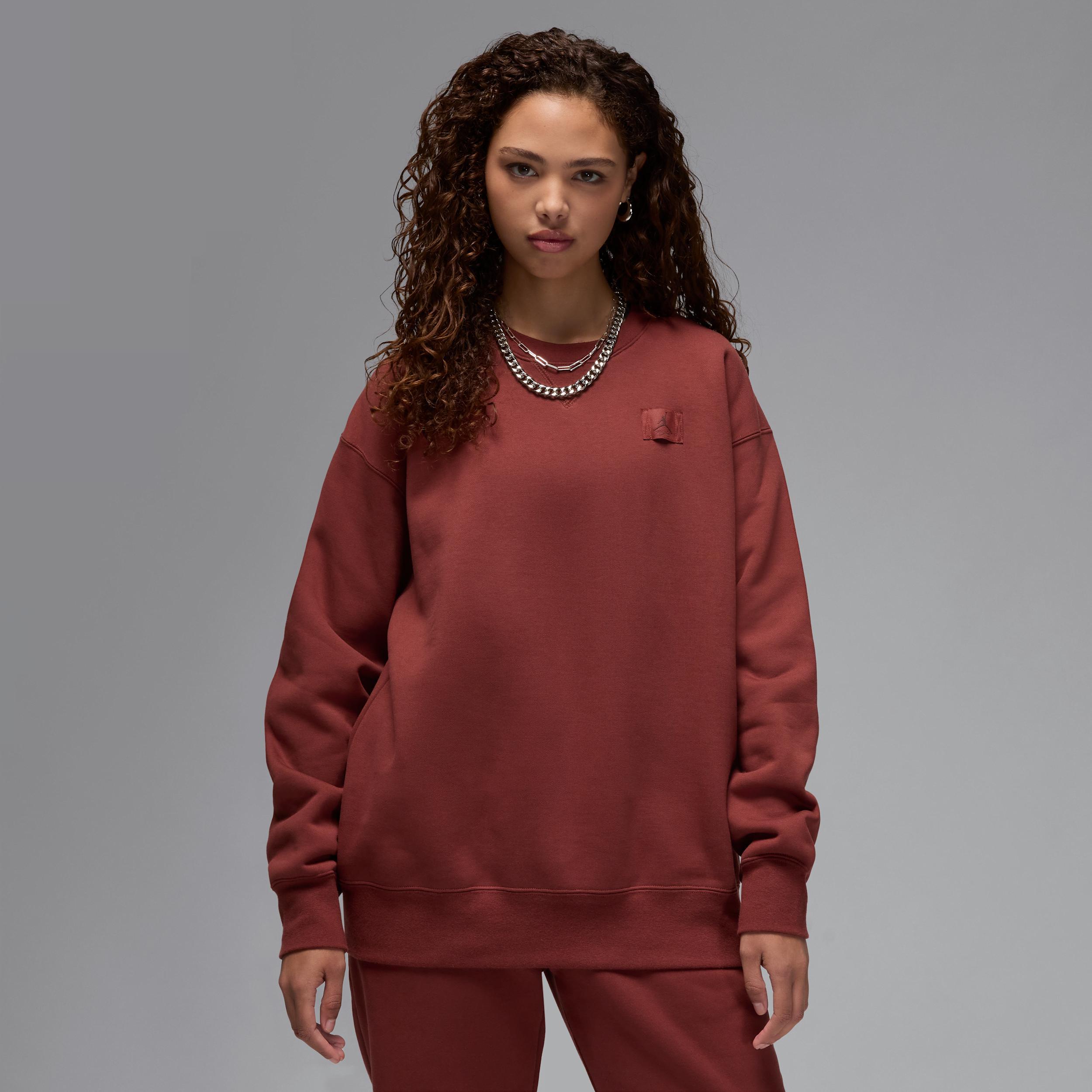 Women's Jordan Flight Fleece Crew-Neck Sweatshirt Product Image