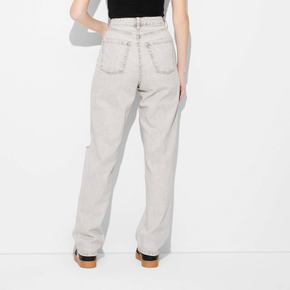 Women's High-Rise Curvy Straight Jeans - Wild Fable™ Product Image