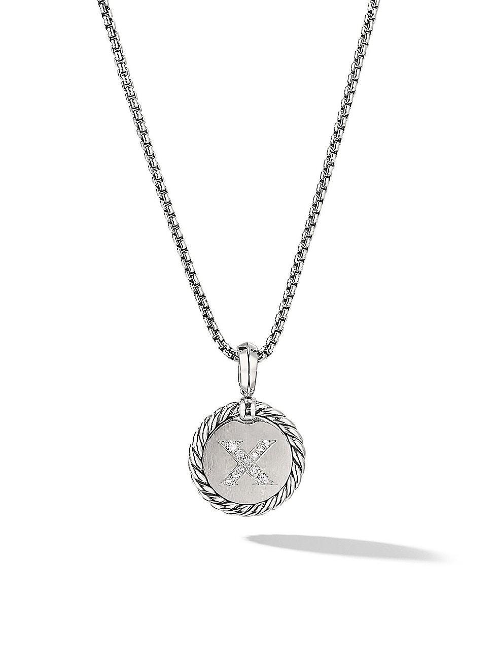 David Yurman Sterling Silver Cable Collectibles Initial Charm Product Image
