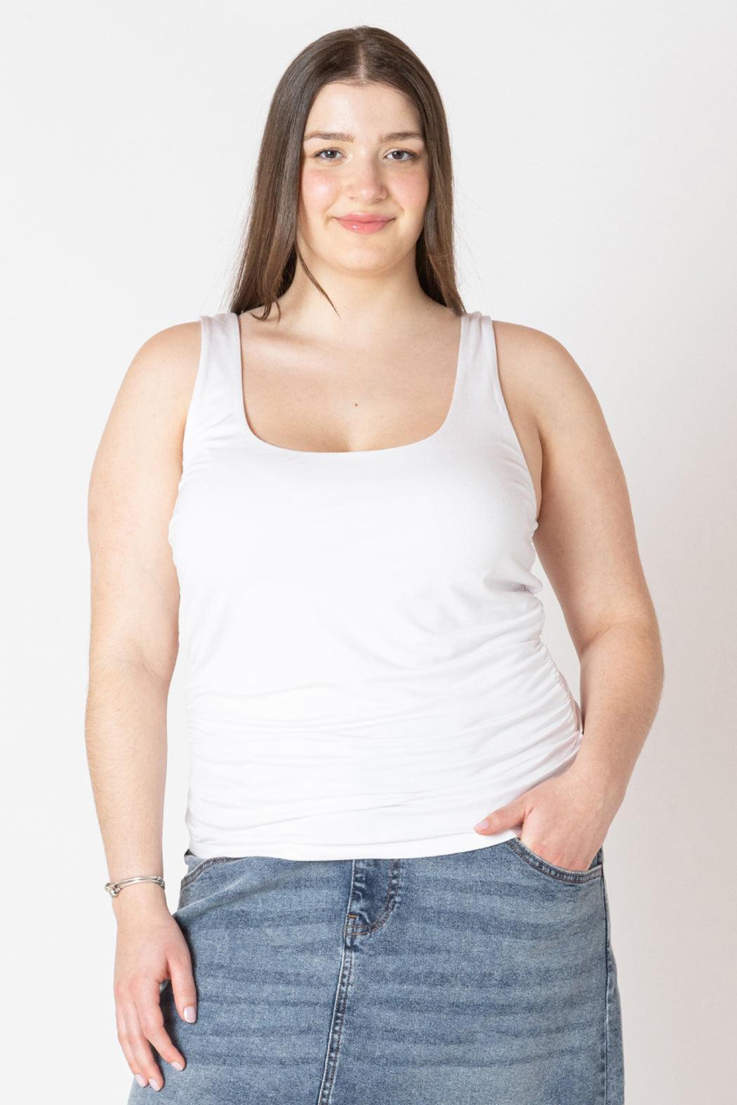 Essential Ruched Side Tank Product Image