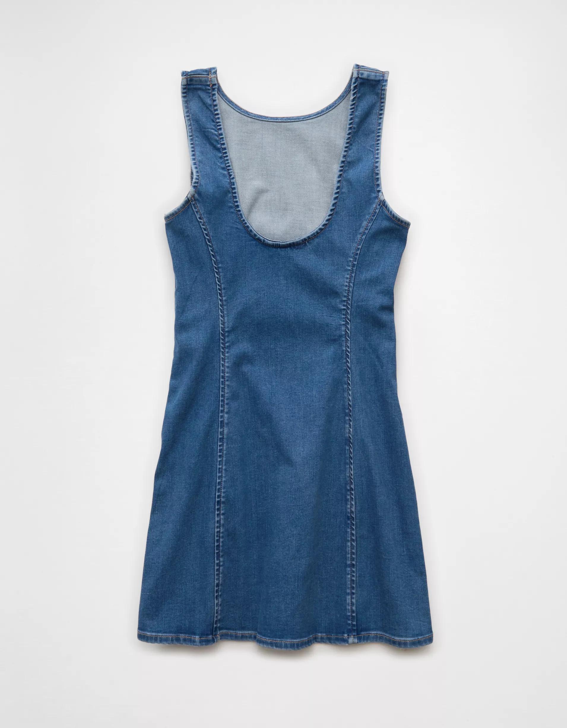 AE Next Level Denim Mini Dress Product Image