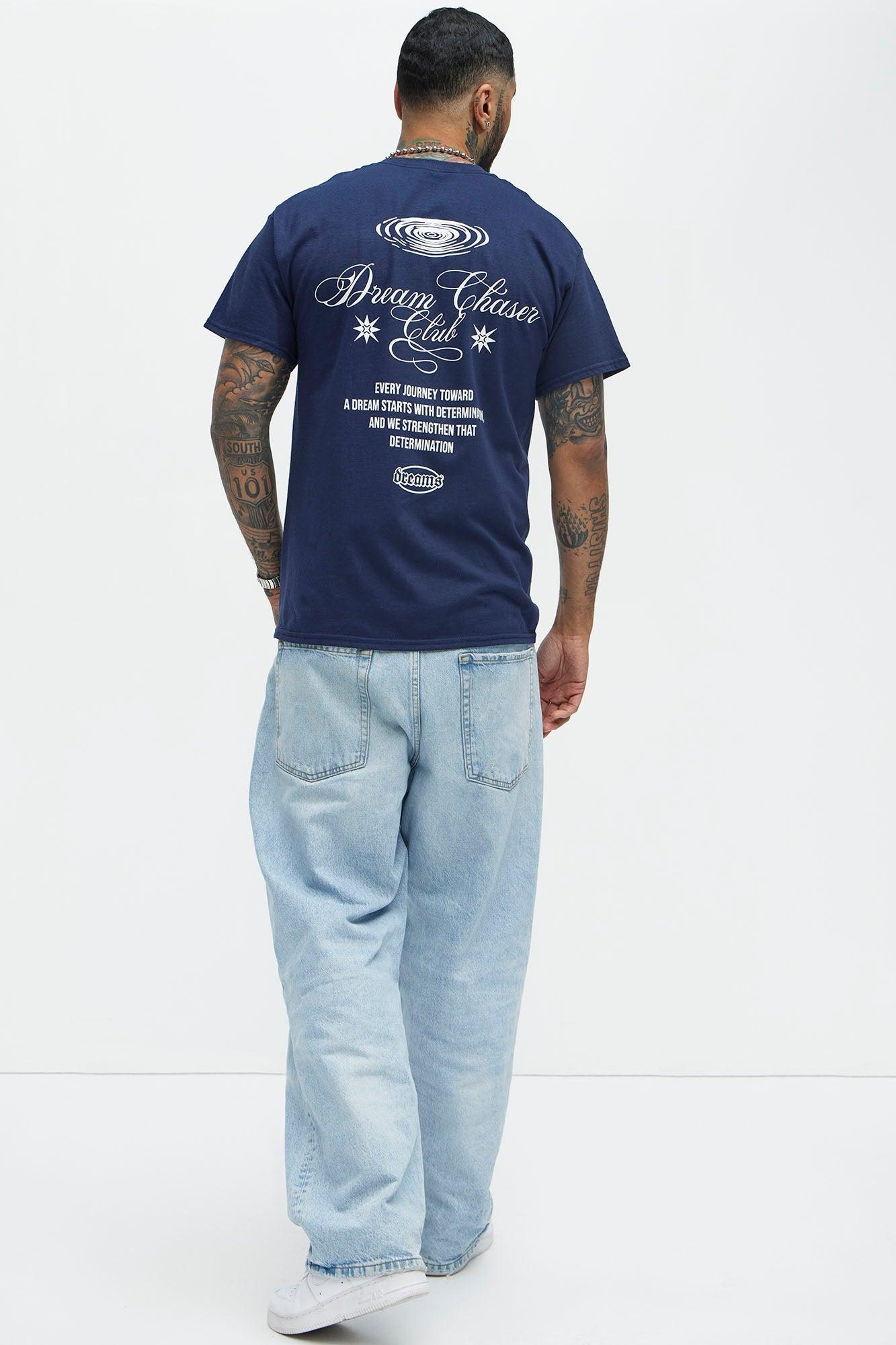 Dream Chasers Club Short Sleeve Tee - Blue Product Image
