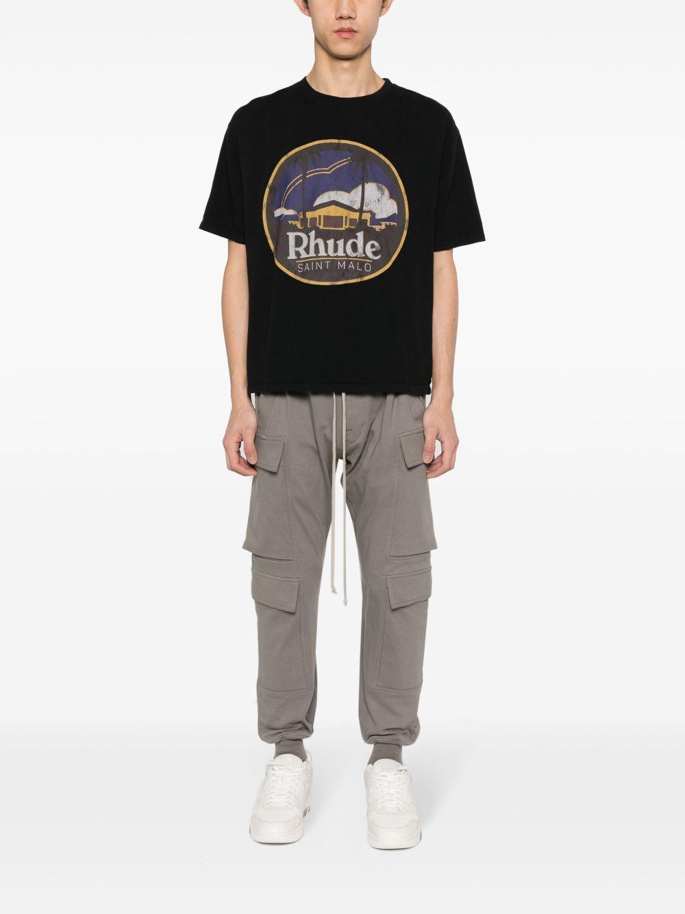 logo-print cotton T-shirt Product Image