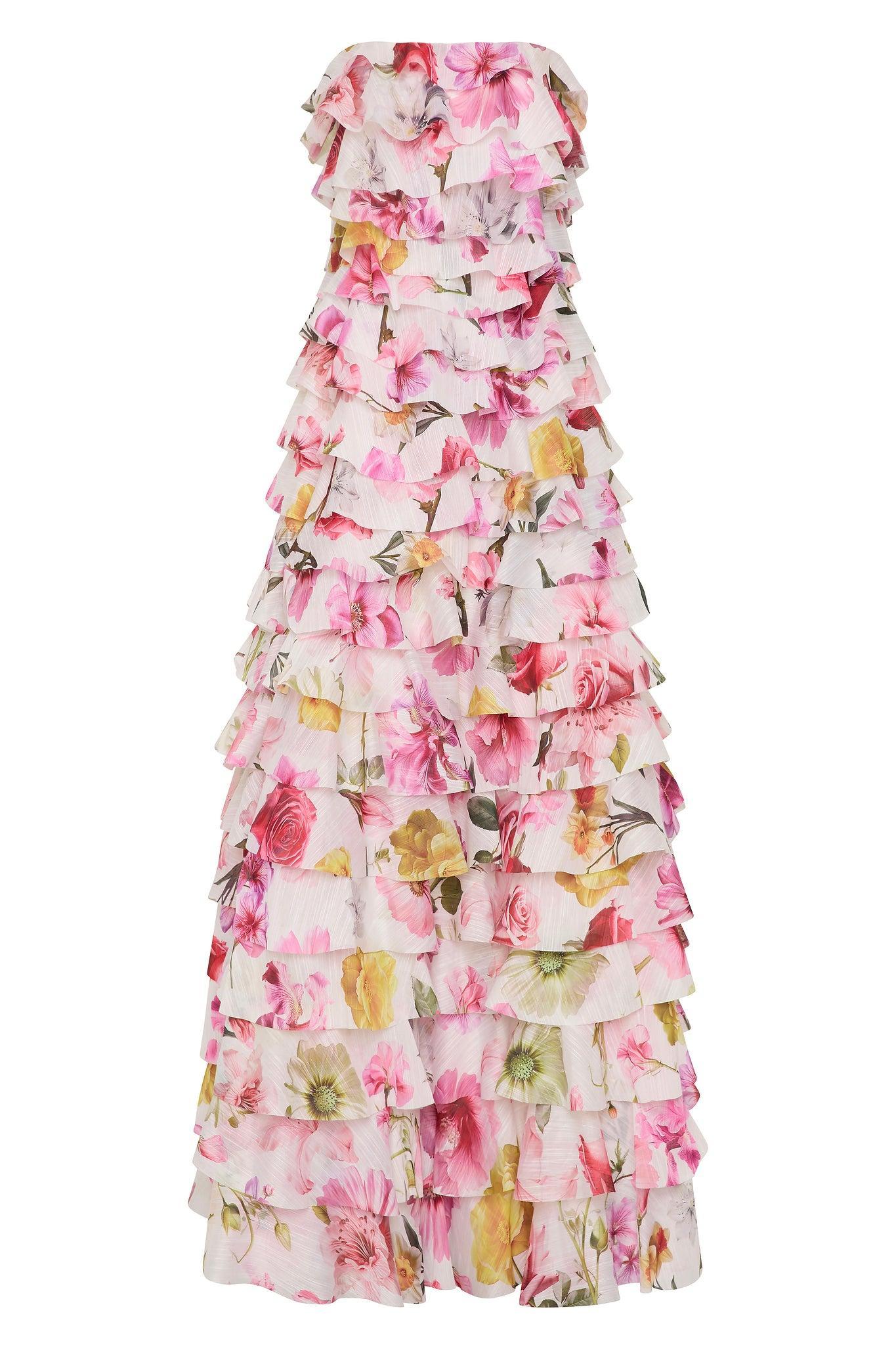 Fleur Pleated Gown Product Image