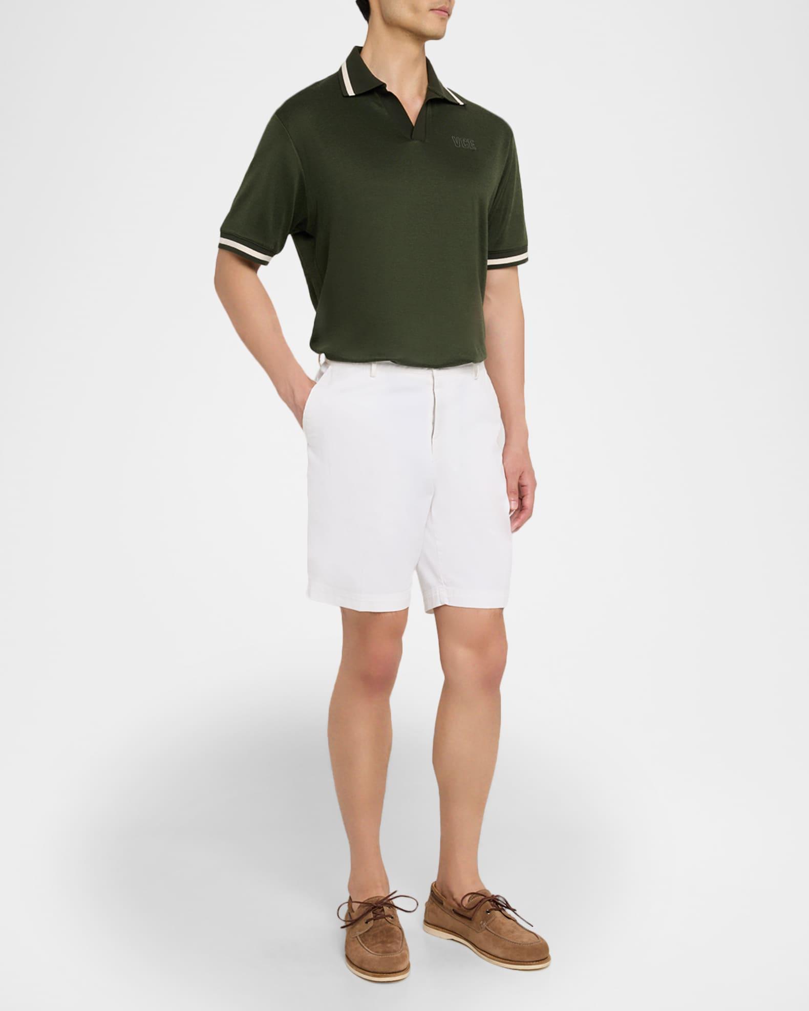 Men's Jersey Embroidered Polo Shirt Product Image
