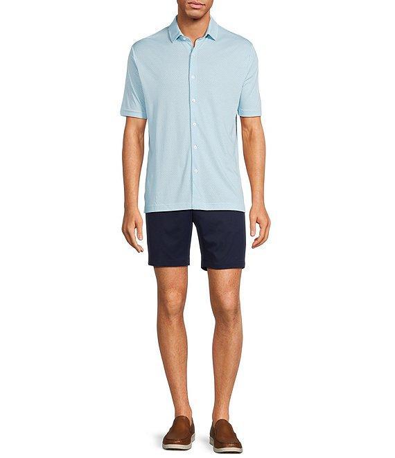 Hart Schaffner Marx The Blueprint Collection Short Sleeve Geo Print Shirt Product Image