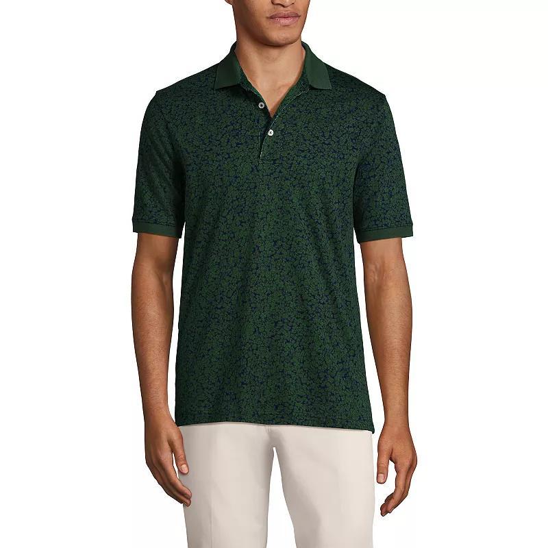 Big & Tall Lands' End Super Soft Supima Polo, Men's, Size: XXL Tall, Pale Grey Blue Product Image