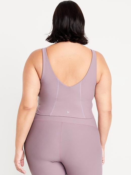 Light Support PowerSoft Ribbed Longline Sports Bra Product Image