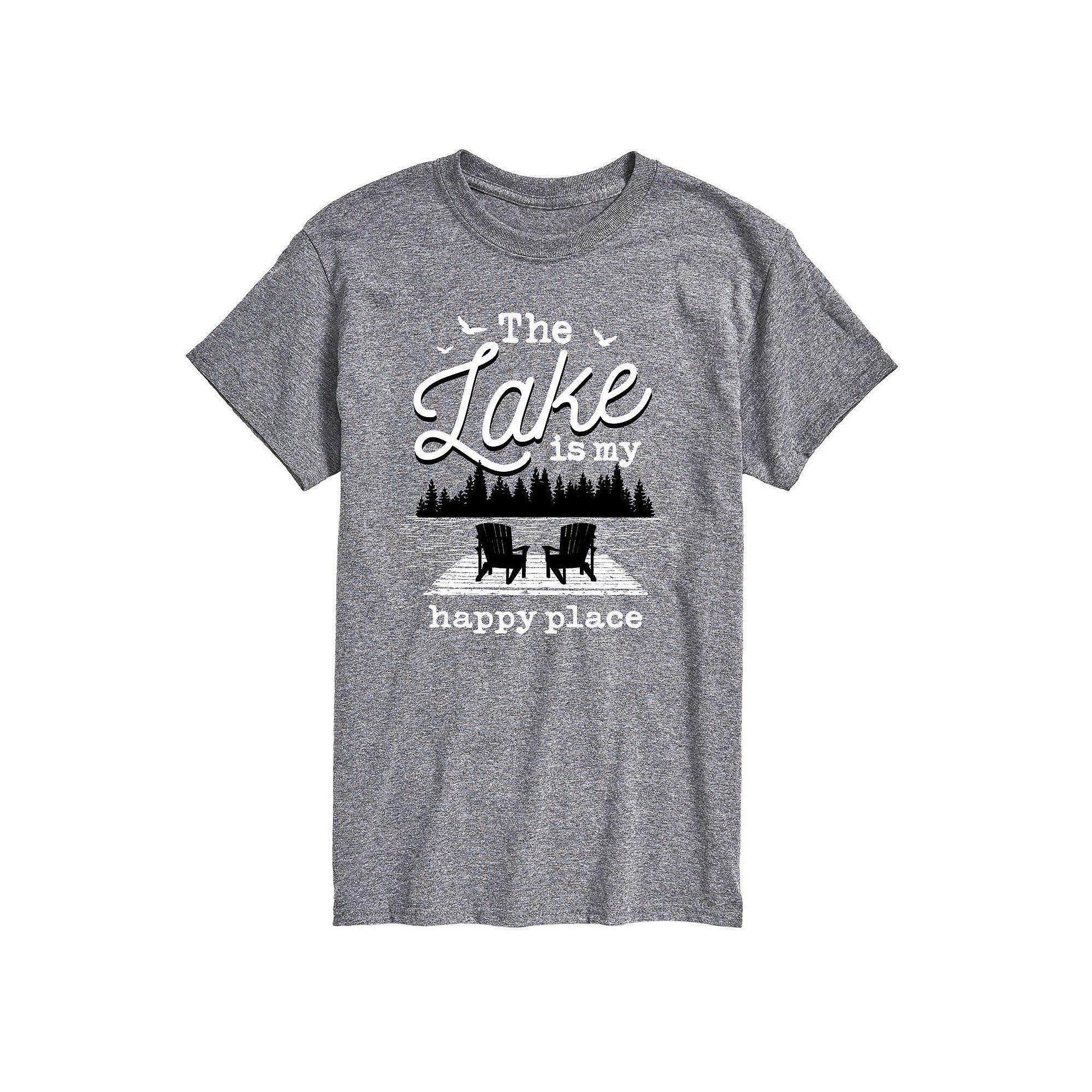Mens The Lake Is My Happy Place Tee Product Image