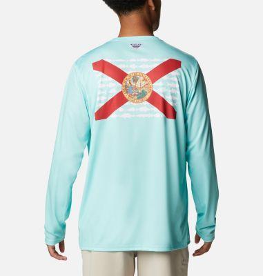 Columbia Men's Terminal Tackle PFG Fish Flag Long Sleeve Shirt- Product Image