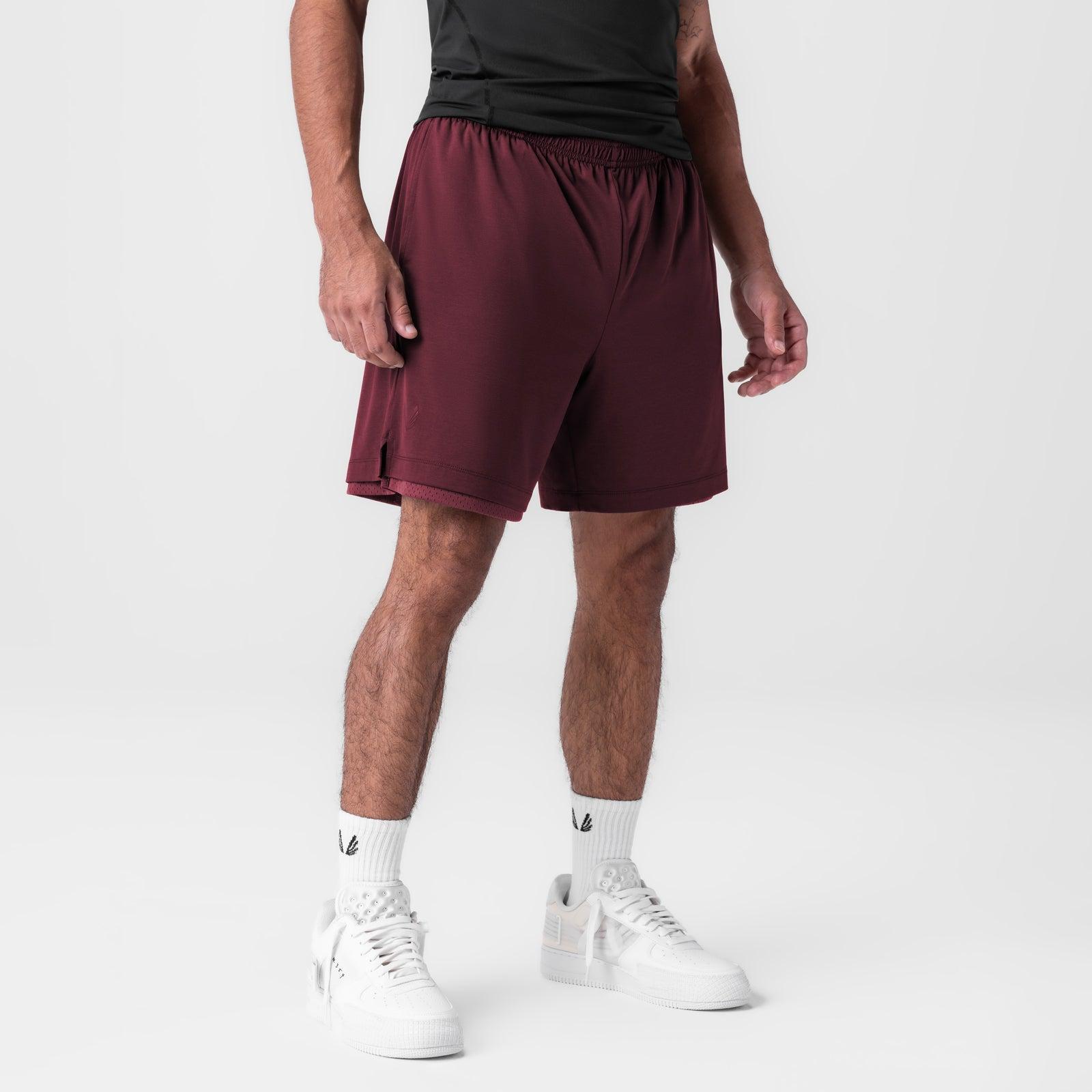0988. Reversible 2-in-1 Short - Crimson Male Product Image