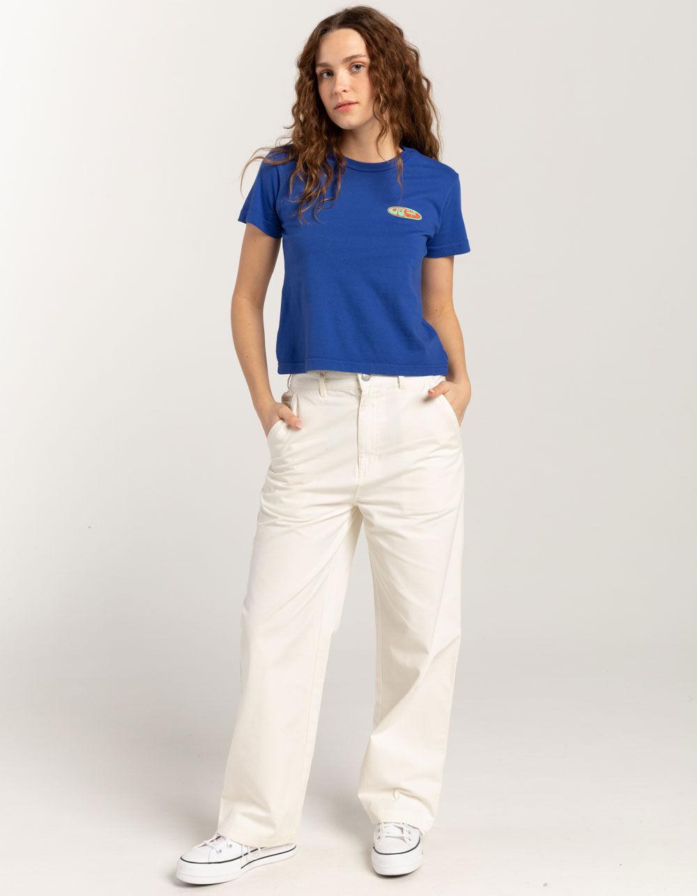 OBEY Split Womens Baby Tee Product Image