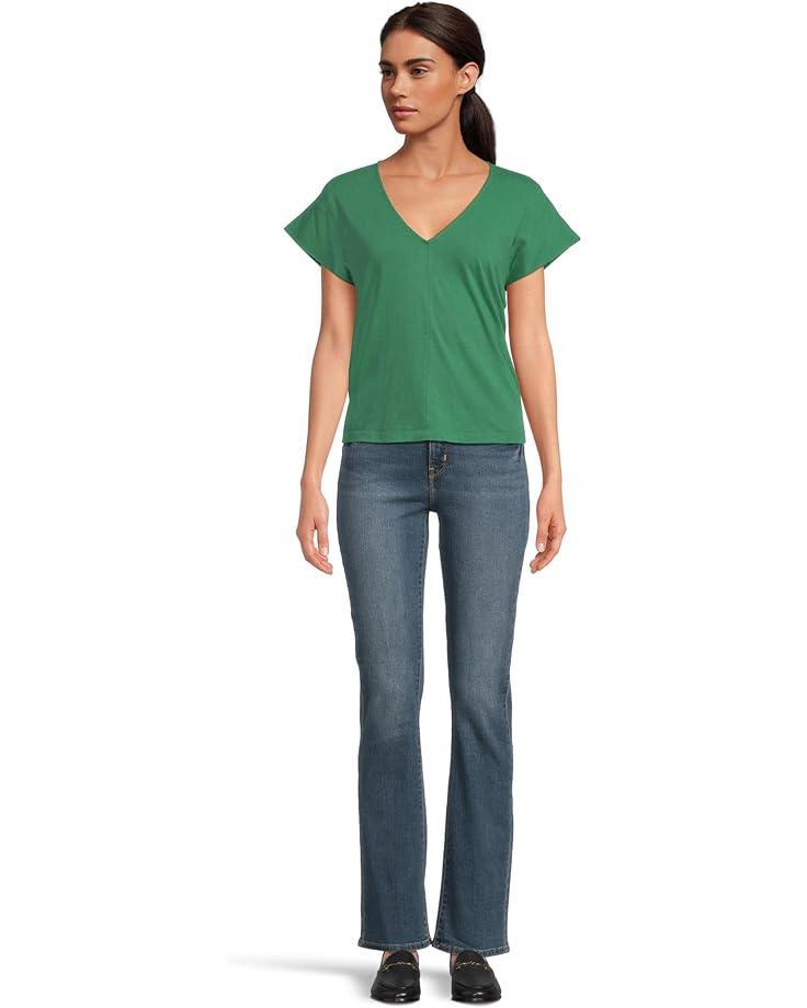 New Slub V-neck Product Image