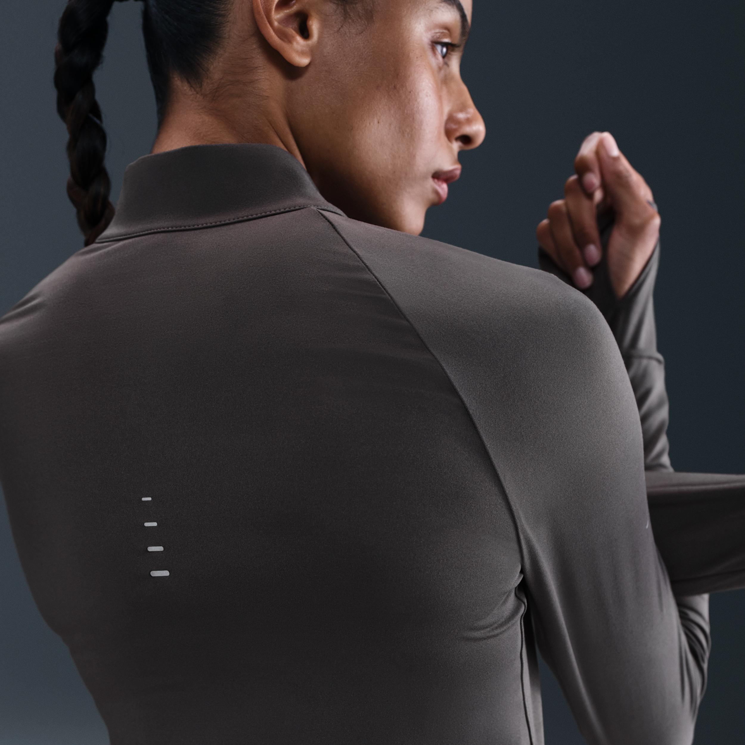 Nike Women's Swift Dri-FIT UV 1/4-Zip Running Top Product Image